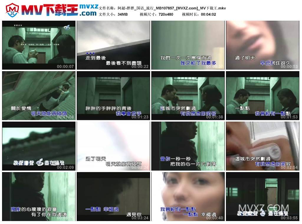 阿超-胖胖_国语_流行_MB107857